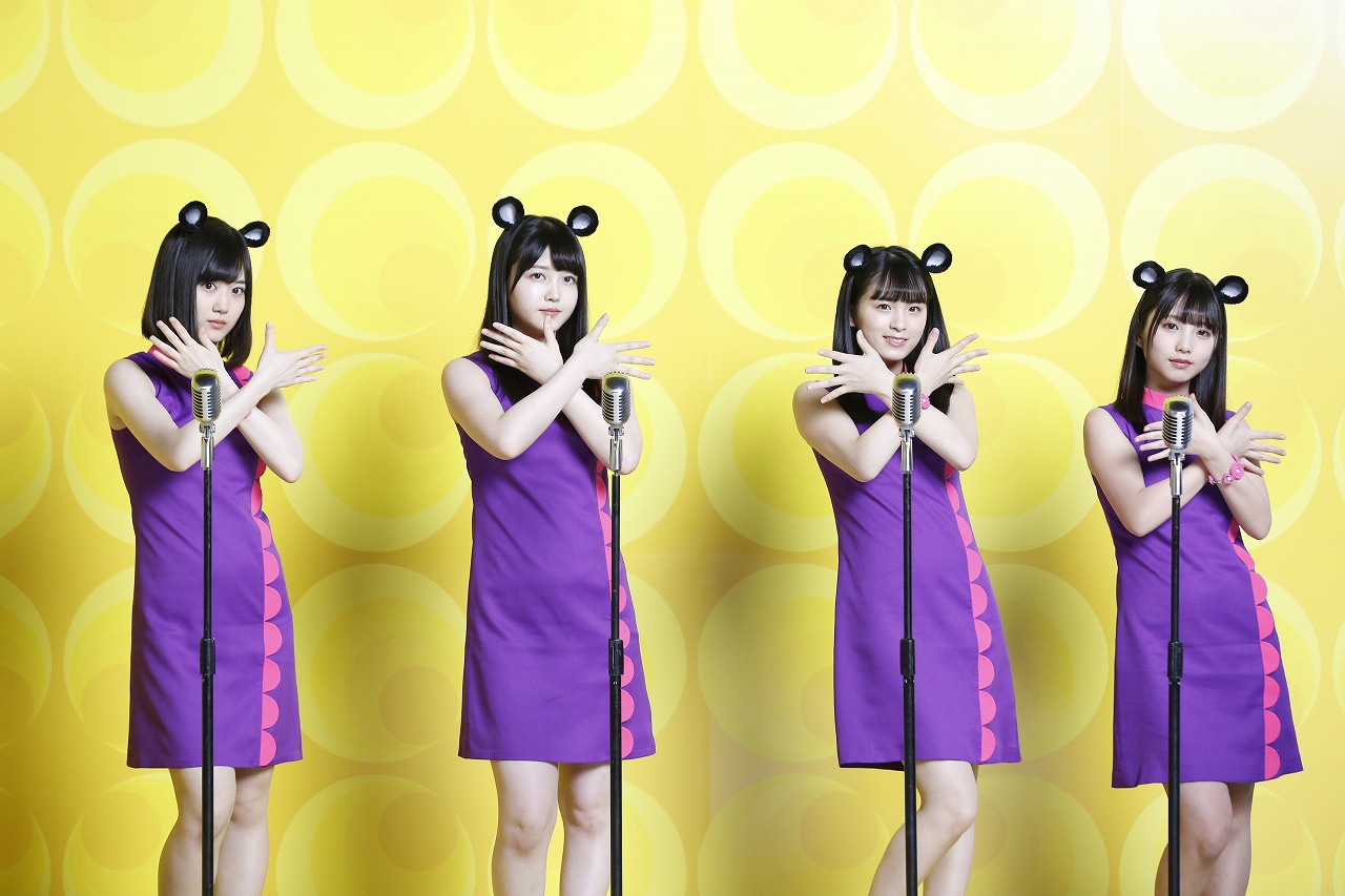 左から山下美月、久保史緒里、大園桃子、与田祐希。
