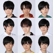 写真上段左から高橋優斗、井上瑞稀、道枝駿佑、中段左から佐藤龍我、岩崎大昇、長尾謙杜、下段左から織山尚大、西村拓哉、嶋崎斗亜。