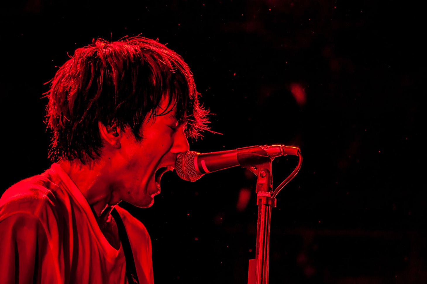 Keisaku “Sit” Matsu-ura（Vo, B）（Photo by Takashi "TAKA" Konuma）