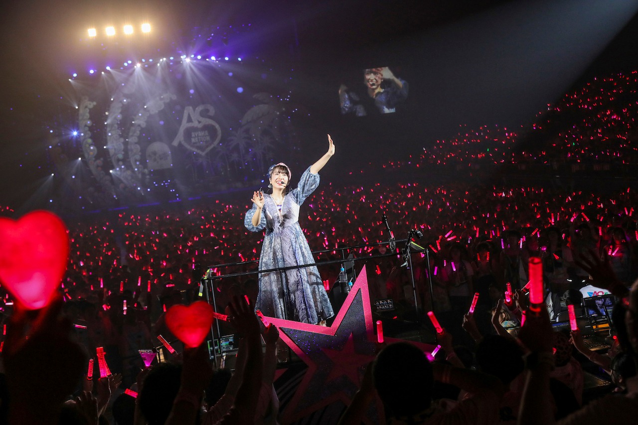 佐々木彩夏「AYAKA NATION 2018 in 横浜アリーナ」の様子。（Photo by HAJIME KAMIIISAKA＋Z）