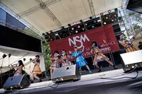 ばってん少女隊と咲良菜緒（チームしゃちほこ）。