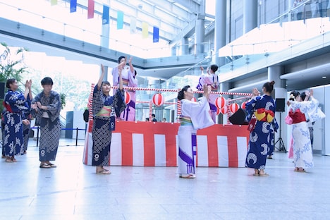 「TOKYO 2020と祭りでつながろう」発表会の様子。