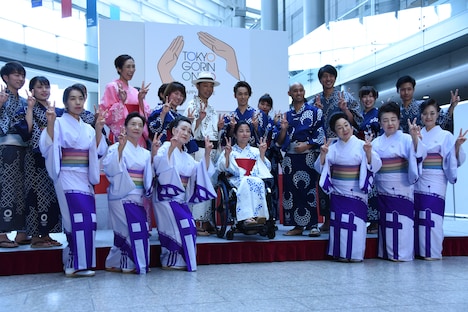 「TOKYO 2020と祭りでつながろう」発表会の様子。