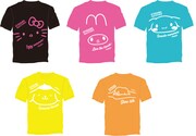 サンリオキャラクターとのコラボTシャツ。