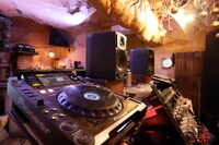 bar bonoboのDJブース。