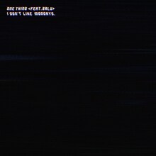 I Don't Like Mondays.「ONE THING feat. SALU」配信ジャケット