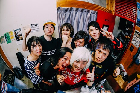 「ネコフェス2018」舞台裏の様子。（撮影：西槇太一）