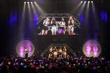 「EXID PREMIUM DEBUT SHOWCASE "Exceed In Dreaming" in JAPAN」第1部の様子。（撮影：田中真二）