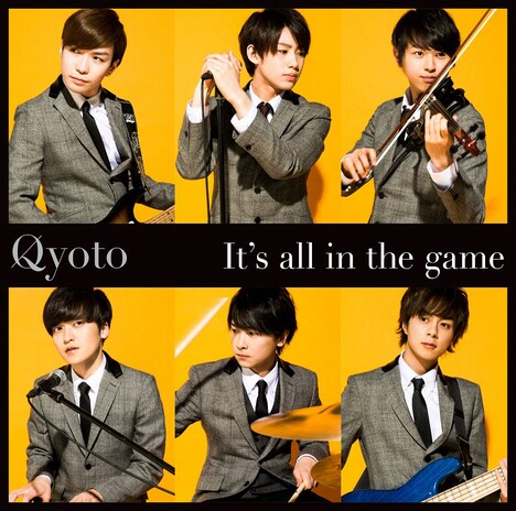 Qyoto「It's all in the game」初回限定盤ジャケット