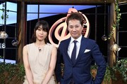 左から宇多田ヒカル、中居正広。(c)TBS