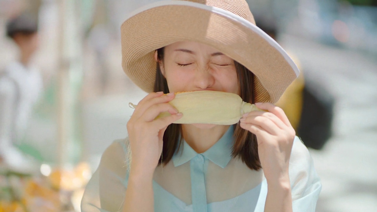 「Find my Tokyo.」の新CM「和光市_みずみずしい街」編のワンシーン。