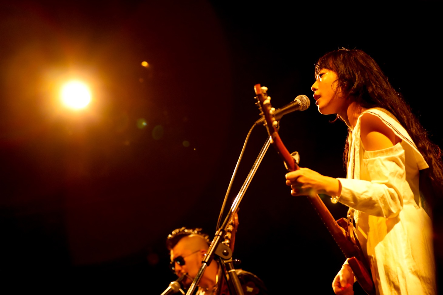 カネコアヤノ「カネコアヤノ TOUR 2018 “祝祭”」東京・WWW公演の様子。（撮影：木村泰之）