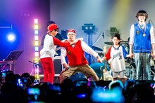 「ONIGAWARAワンマンGIG～恵比寿にガワラー大集合！第一回オニリンピック～」の様子。（撮影：木場ヨシヒト）