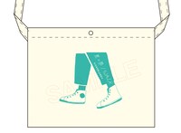 ビッケブランカ「夏の夢 / WALK」数量限定生産盤に封入されるサコッシュバッグのデザイン。