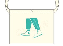 ビッケブランカ「夏の夢 / WALK」数量限定生産盤に封入されるサコッシュバッグのデザイン。