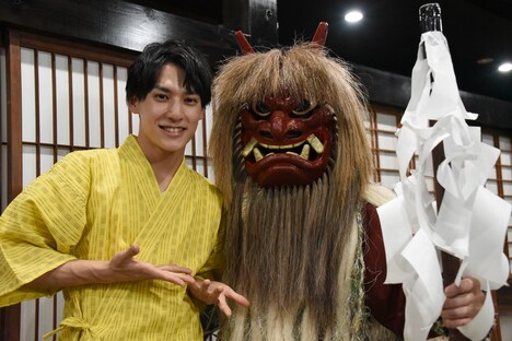 ユースケとなまはげ。