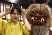 ユースケとなまはげ。