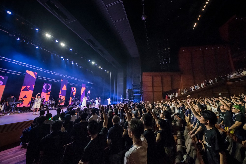 「sora tob sakana 4 th anniversary oneman live 『city light,star light』」の様子。