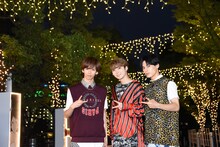 左からリョウガ、ユーキ、ユースケ。