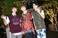 左からリョウガ、ユーキ、ユースケ。