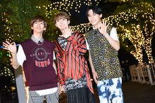 左からリョウガ、ユーキ、ユースケ。