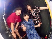 リーガルリリー。右が海(B)。(撮影:知衿、みてぃふぉ)