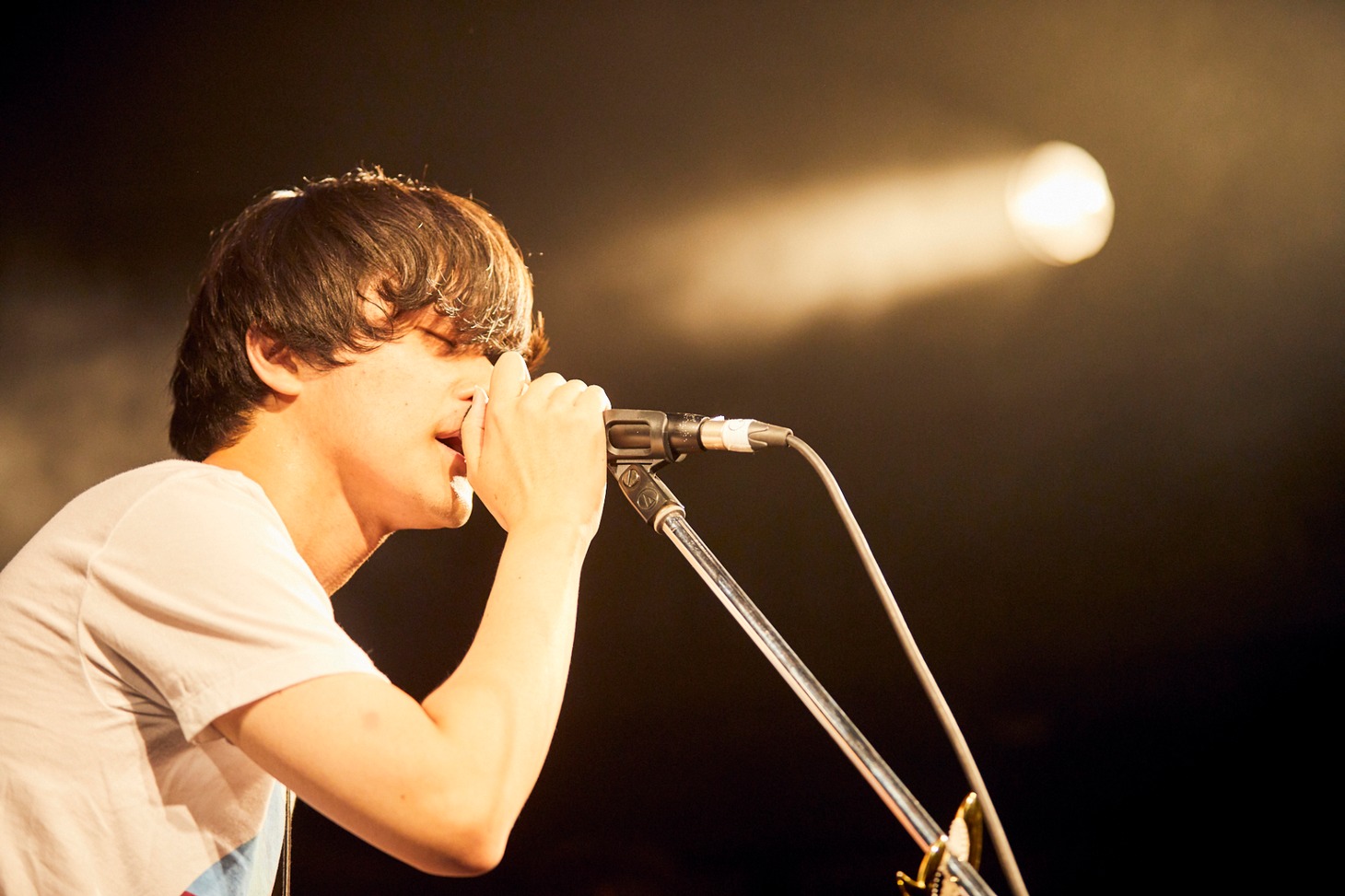 ムツムロアキラ（Vo, G / ハンブレッダーズ）（Photo by Hiroyuki Dozono）