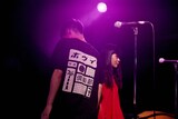 左から前田流星(Vo / バレーボウイズ)、オオムラツヅミ(Vo / バレーボウイズ)。(Photo by Hiroyuki Dozono)
