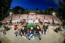 PENGUIN RESEARCH「PENGUIN RESEARCH LIVE 2018 PENGUIN GO YAON～ペンギンゴーヤオン～」の様子。（Photo by Viola Kam[V'z Twinkle]）