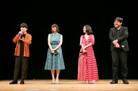 映画「未来のミライ」親子試写会の様子。
