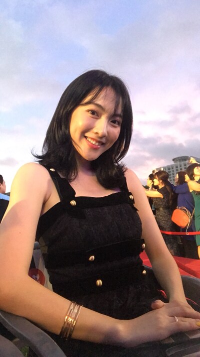 プチョン国際ファンタスティック映画祭2018のレッドカーペットに参加した知英。