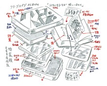 クリープハイプ「泣きたくなるほど嬉しい日々に」特装盤の図解。