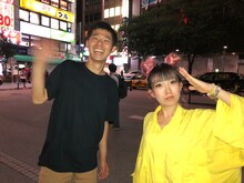 四万十川友美と坂口喜咲。