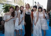 映画「マンマ・ミーア！ ヒア・ウィー・ゴー」ワールドプレミアの様子。