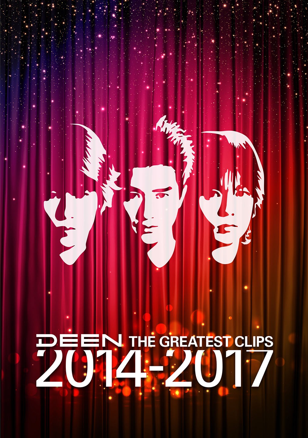DEEN「THE GREATEST CLIPS 2014-2017」DVD盤ジャケット