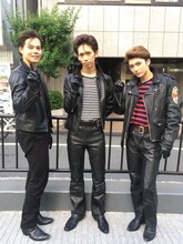 ローラー族に扮した（左から）カイ、リョウガ、ユーキ。(c)日本テレビ