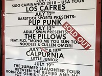 ニューヨーク Irving Plazaの会場前。（写真提供：バッド・ミュージック）