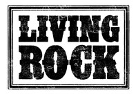 「LIVING ROCK」ロゴ