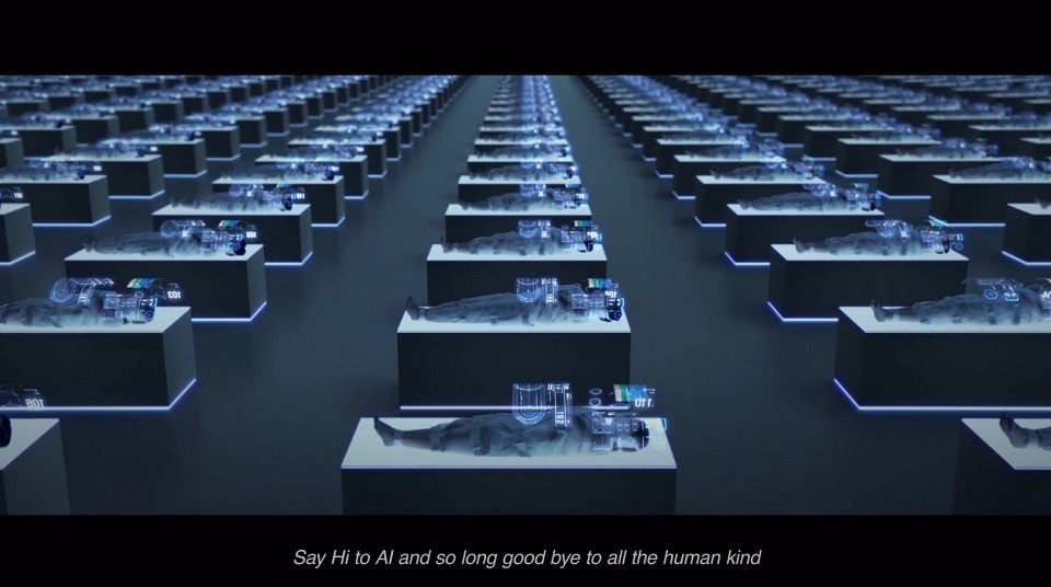 MAN WITH A MISSION「2045」ミュージックビデオより。