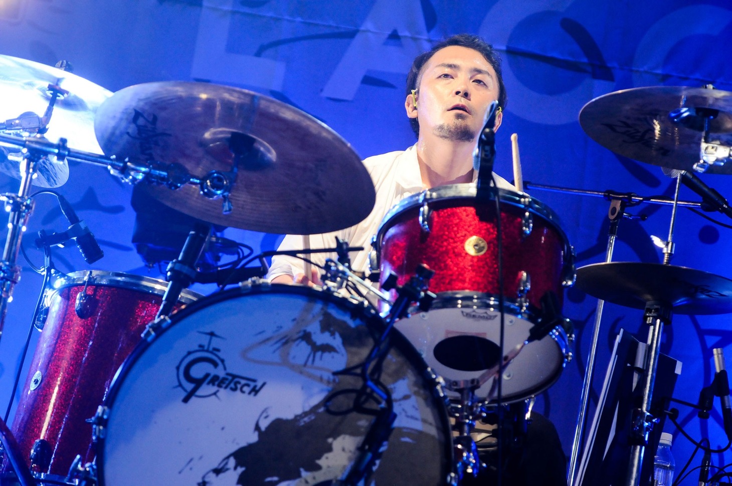 重田雅俊（Dr）（Photo by Masanori Fujikawa）