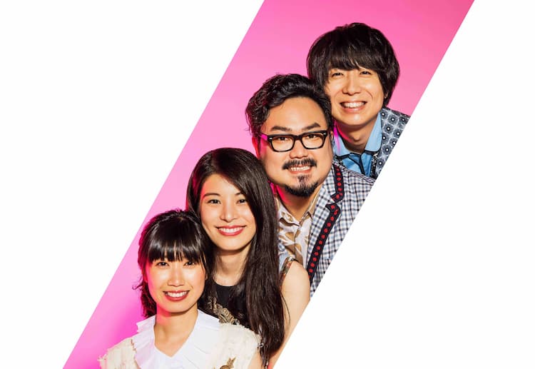 ゲスの極み乙女 アルバム初回盤ジャケ 笑顔で並ぶアー写公開 音楽ナタリー