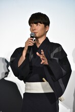 「未来のミライ」の初日を迎えた気持ちを話す星野源。