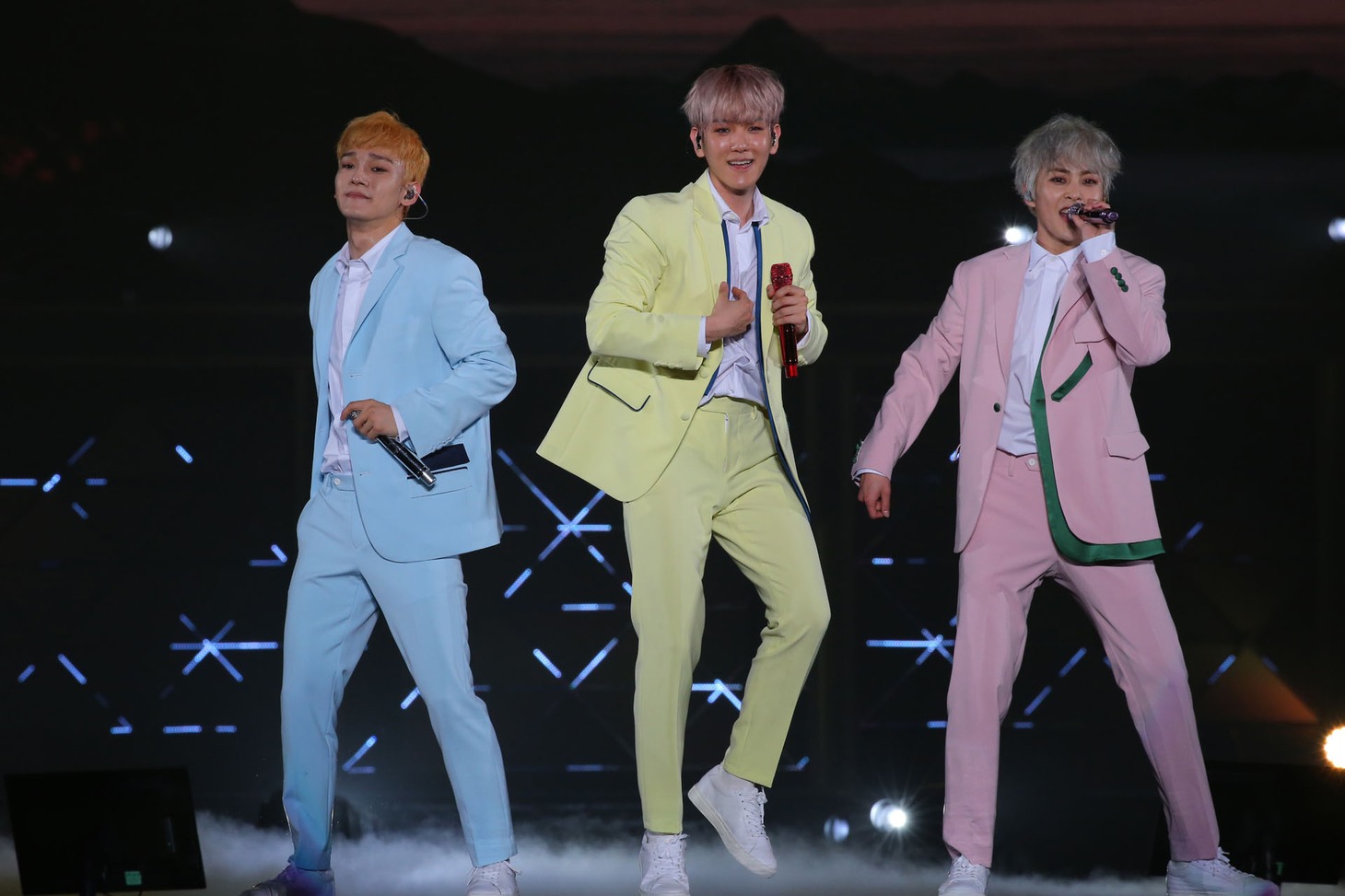 「EXO-CBX "MAGICAL CIRCUS" TOUR 2018」神奈川・横浜アリーナ公演の様子。