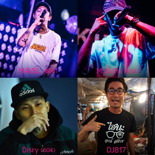 MAVEL、MuKuRo、DJ817、Disry。