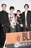 左からMIYAVI、早乙女太一、杉咲花、福士蒼汰。