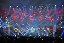 Negicco結成15周年記念ライブ「love my 15years at 朱鷺メッセ」の様子。