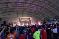 ときめき▽宣伝部「ときめき▽夏のびっちょり祭り2018 in 東武動物公園」の様子。