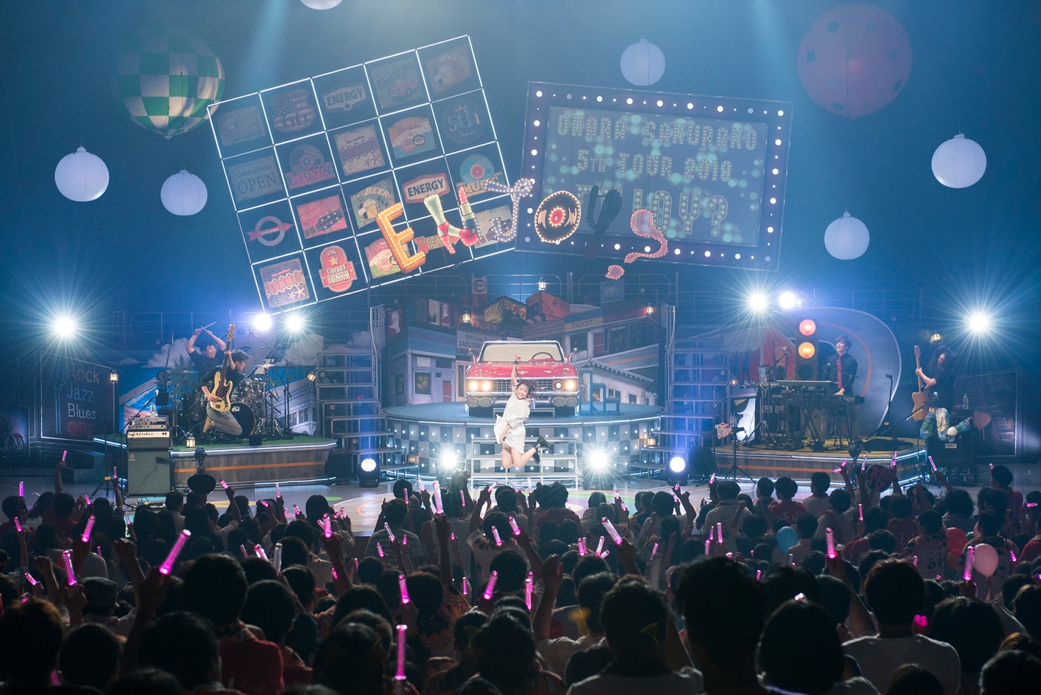 大原櫻子「大原櫻子 5th TOUR 2018～Enjoy?～」大阪国際会議場 グランキューブ大阪公演の様子。（撮影：田中聖太郎）