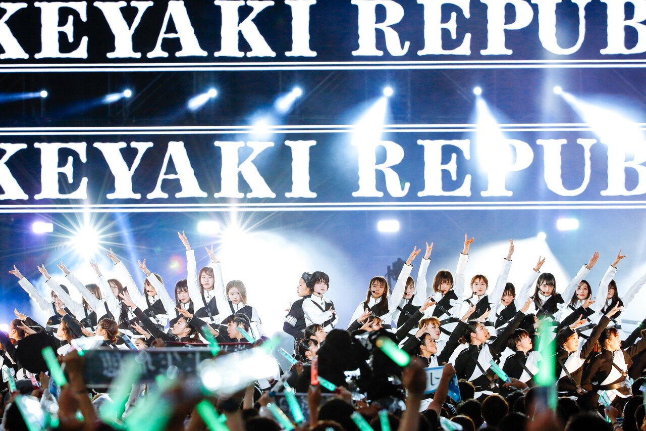 欅坂46「欅共和国2018」の様子。（撮影：上山陽介）