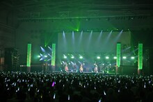 Negicco「love my 15years at 朱鷺メッセ」の様子。